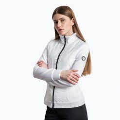 Kurtka hybrydowa damska Sportalm Brina. Białe kurtki narciarskie Sportalm, bez wzorów, bez kaptura, narciarskie. Za 859.99 zł.