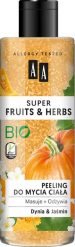 AA SUPER FRUITS&HERBS peeling do mycia ciała dynia&jaśmin 200 ml. Peelingi OCEANIC. Za 16.29 zł.