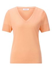 Rich & Royal Koszulka w kolorze pomarańczowym rozmiar: L. Pomarańczowe bluzki Rich & Royal, l, bez wzorów, bez kołnierzyka, bez ramiączek. Za 124.95 zł.