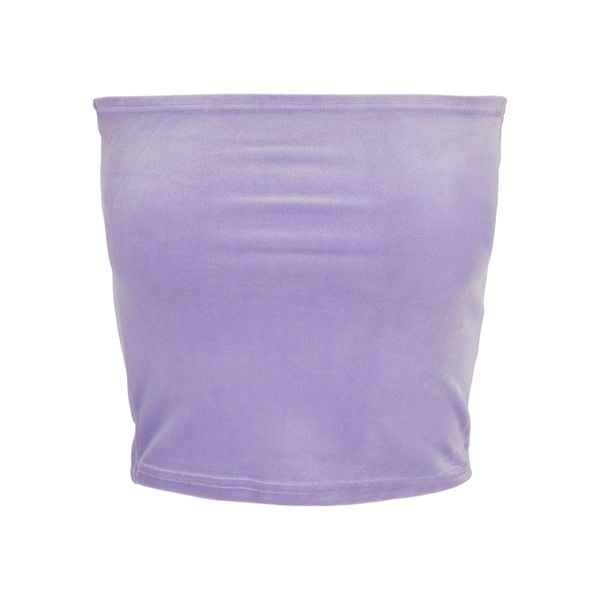 Damski tank top Urban Classics velvet tube(GT). Niebieskie topy Urban Classics, bez wzorów, bez kołnierzyka, bez ramiączek. Za 142.00 zł.