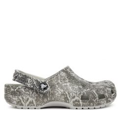 Klapki Crocs. Szare klapki Crocs, bez wzorów, bez obcasa. Za 259.99 zł.