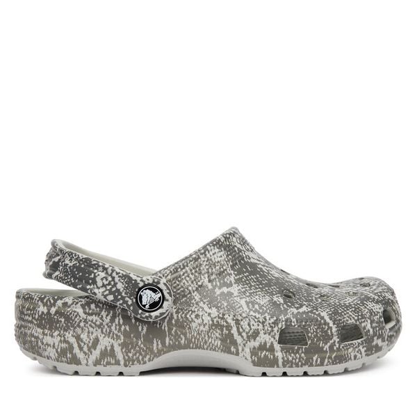 Klapki Crocs. Szare klapki Crocs, bez wzorów, bez obcasa. Za 259.99 zł.