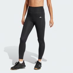 Legginsy Optime Stash 7/8. Czarne legginsy Adidas, m, bez wzorów. Za 259.00 zł.