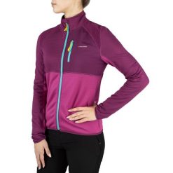 Bluza sportowa damska Viking Midland Lady. Czerwone bluzy Viking, m, bez wzorów, z materiału, bez kaptura. Za 186.92 zł.