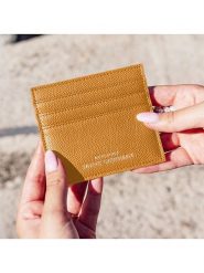 ATELIERS SAINT GERMAIN Skórzane etui w kolorze karmelowym na karty - 10 x 9 x 0,3 cm rozmiar: onesize. Brązowe portfele ATELIERS SAINT GERMAIN, bez wzorów, z materiału. Za 152.99 zł.