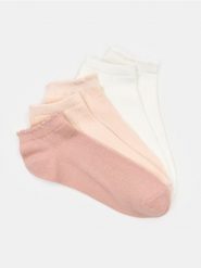 Bawełniane skarpetki 5 pack - wielobarwny. Skarpety Sinsay, bez wzorów, z bawełny. Za 12.99 zł.