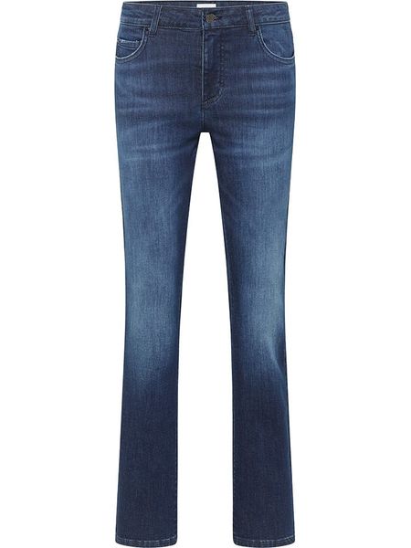 Mustang Dżinsy - Regular fit - w kolorze granatowym rozmiar: W26/L32. Niebieskie jeansy Mustang, l, z aplikacjami. Za 169.26 zł.