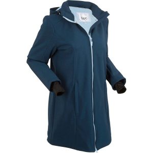 Kurtka softshell z podszewką barankiem bonprix ciemnoniebieski. Kurtki sportowe bonprix. Za 159.99 zł.