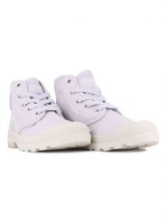 Palladium Trzewiki w kolorze białym rozmiar: 36. Białe półbuty sznurowane Palladium, bez wzorów, eleganckie, bez obcasa, bez zapięcia. Za 173.99 zł.