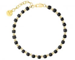 Bransoletka z mosiądzu pozłacana z agatami. Bransoletki Artelioni, pozłacane. Za 129.00 zł.