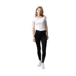 Termoaktywne legginsy jeździeckie damskie z pełnym gripem Horze Mira. Czarne legginsy HORZE, l, bez wzorów, z materiału, długie. Za 308.50 zł.