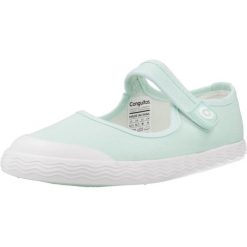 Sandały CONGUITOS CANVAS MARY JANE Niebieski. Niebieskie sandały CONGUITOS, bez wzorów, z tkaniny, sportowe, bez obcasa, bez zapięcia. Za 135.99 zł.