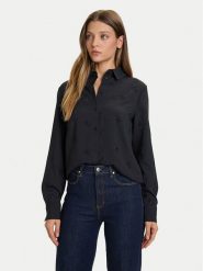 Guess Koszula W5BH80 W2982 Czarny Regular Fit. Czarne koszule Guess, s, z aplikacjami, z syntetyku, bez kołnierzyka, bez ramiączek. Za 529.99 zł.