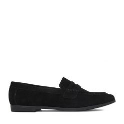 Lordsy Lasocki. Czarne lordsy Lasocki, bez wzorów, bez obcasa, bez zapięcia. Za 199.99 zł.