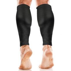 Rękawy uciskowe na łydki na ból piszczeli (para, L-XL). Czarne bielizna sportowa AZENGEAR, l, bez wzorów. Za 64.99 zł.