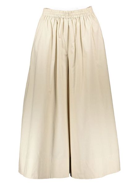 MOSS COPENHAGEN Spódnico-spodnie "Lenna" w kolorze beżowym rozmiar: M. Brązowe spodnie materiałowe Moss Copenhagen, m, bez wzorów, z bawełny. Za 148.61 zł.