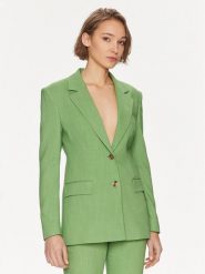 Boss Marynarka Jerela 50511971 Zielony Regular Fit. Zielone marynarki i żakiety Boss, bez wzorów, z wiskozy. Za 969.99 zł.