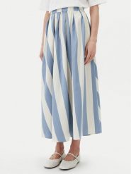 Weekend Max Mara Spódnica maxi Vidim 2515101062 Niebieski Regular Fit. Niebieskie spódnice Weekend Max Mara, bez wzorów, z bawełny, maxi. Za 1,539.00 zł.