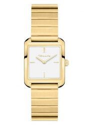 Tamaris Zegarek kwarcowy w kolorze złotym rozmiar: onesize. Żółte, analogowe zegarki Tamaris, metalowe. Za 217.99 zł.