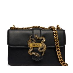 Torebka Just Cavalli. Czarne torebki klasyczne Just Cavalli, bez wzorów, bez dodatków. Za 782.99 zł.