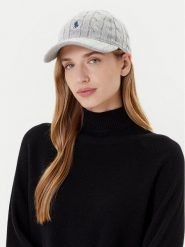 Polo Ralph Lauren Czapka z daszkiem 455981420004 Szary. Szare czapki Polo Ralph Lauren, bez wzorów, z materiału. Za 529.99 zł.