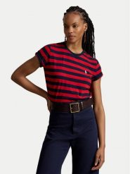 Polo Ralph Lauren T-Shirt 211B17779001 Niebieski Regular Fit. Niebieskie koszulki polo Polo Ralph Lauren, xs, bez wzorów, z bawełny, bez kołnierzyka, bez ramiączek. Za 399.99 zł.