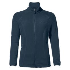 Bluza polarowa damska Vaude Rosemoor Fleece Jacket II. Niebieskie bluzy Vaude, bez wzorów, z materiału, bez kaptura. Za 339.89 zł.