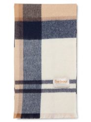 Barbour Szalik Kobiety Wełna jagnięca beżowy|niebieski|czerwony, 48. Brązowe szaliki Barbour, bez wzorów, z tkaniny. Za 399.95 zł.
