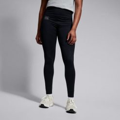 Legginsy VapoDri z kieszeniami dla kobiet Canterbury. Czarne legginsy CANTERBURY, bez wzorów. Za 357.50 zł.