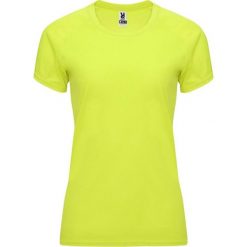 Damska Koszulka Sportowa Z Krótkim Rękawem Bahrain. Żółte koszulki sportowe ROLY, bez wzorów, bez ramiączek, trekkingowe. Za 44.99 zł.