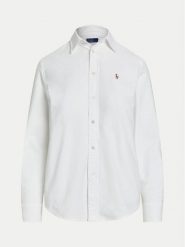 Polo Ralph Lauren Koszula 211970736001 Biały Relaxed Fit. Białe koszule Polo Ralph Lauren, xl, bez wzorów, z bawełny, bez kołnierzyka, bez ramiączek. Za 359.99 zł.
