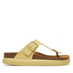 Japonki Scholl. Czerwone klapki Scholl, bez wzorów, bez obcasa. Za 379.99 zł.