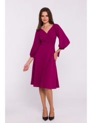 Stylove Sukienka w kolorze różowym rozmiar: L. Różowe sukienki Stylove, l, bez wzorów, bez kołnierzyka, bez ramiączek, midi. Za 275.45 zł.