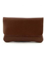 Marlon Skórzana torebka w kolorze brązowym - 25 x 15 x 1 cm rozmiar: onesize. Brązowe torby na ramię Marlon, bez wzorów, z materiału, na ramię, bez dodatków. Za 175.67 zł.