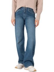 Timezone Dżinsy "Cora" - Comfort fit - w kolorze niebieskim rozmiar: W29/L30. Niebieskie jeansy Timezone, l, z aplikacjami, z podwyższonym stanem. Za 162.87 zł.