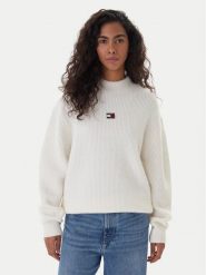 Tommy Jeans Golf Badge DW0DW22109 Écru Relaxed Fit. Golfy Tommy Jeans, l, bez wzorów, z jeansu, bez ramiączek. Za 409.99 zł.