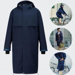 Weathergoods Sweden płaszcz przeciwdeszczowy Imbris ciemnozielony. Niebieskie płaszcze WEATHER GOODS, l, bez wzorów, z poliesteru, bez kaptura. Za 864.95 zł.