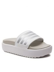 Adidas Klapki adilette Platform Slides IE9703 Biały. Białe klapki Adidas, z syntetyku, bez zapięcia. Za 159.99 zł.