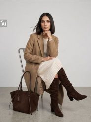Klasyczny płaszcz jednorzędowy - beżowy. Brązowe płaszcze Sinsay, l, bez wzorów, bez kaptura. Za 139.99 zł.