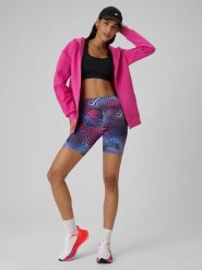 4F Legginsy kolarki dzianinowe damskie - multikolor M. Legginsy 4f, m, bez wzorów, z dzianiny. Za 79.99 zł.