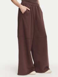 Kappa Spodnie dresowe 36226ZW Brązowy Oversize. Brązowe spodnie dresowe Kappa, xl, bez wzorów, z bawełny. Za 179.99 zł.