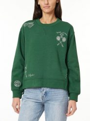 Scotch & Soda Bluza w kolorze zielonym rozmiar: M. Zielone bluzy sportowe Scotch & Soda, m, bez wzorów, z bawełny, bez kaptura. Za 197.63 zł.