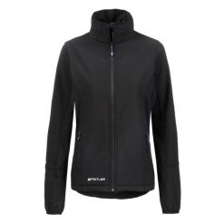 Damska kurtka wodoodporna Whistler Covina. Czarne kurtki sportowe Whistler, m, bez wzorów, z softshellu, bez kaptura, trekkingowe. Za 213.50 zł.