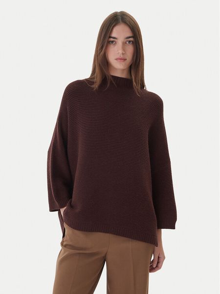 Kontatto Sweter 3M0848C Brązowy Relaxed Fit. Brązowe swetry Kontatto, m, bez wzorów, z syntetyku, bez ramiączek. Za 379.99 zł.