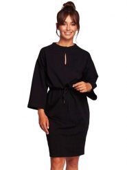 Be Wear Sukienka w kolorze czarnym rozmiar: M. Czarne sukienki Be Wear, m, bez wzorów, bez kołnierzyka, bez ramiączek, mini. Za 162.87 zł.
