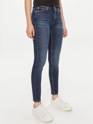 Calvin Klein Jeans Jeansy J20J223646 Granatowy Skinny Fit. Niebieskie jeansy Calvin Klein Jeans, bez wzorów. Za 249.99 zł.