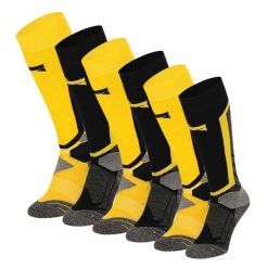 Skarpety snowboardowe Xtreme, 6 par, Multi Żółty. Czarne skarpety XTREME SOCKSWEAR, bez wzorów. Za 499.99 zł.
