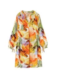 TATUUM Sukienka ze wzorem rozmiar: 36. Sukienki Tatuum, na co dzień, bez wzorów, z wiskozy, bez kołnierzyka, bez ramiączek, midi, proste. Za 176.91 zł.