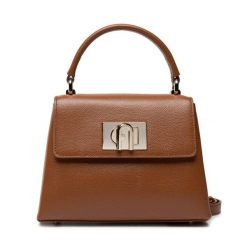Torebka Furla. Brązowe torebki klasyczne Furla, bez wzorów, bez dodatków. Za 1,849.00 zł.