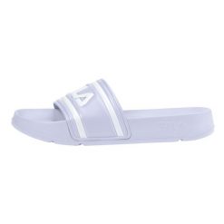 Klapki damskie na basen Fila MORRO BAY. Białe klapki Fila, bez wzorów, bez obcasa. W wyprzedaży za 92.95 zł.